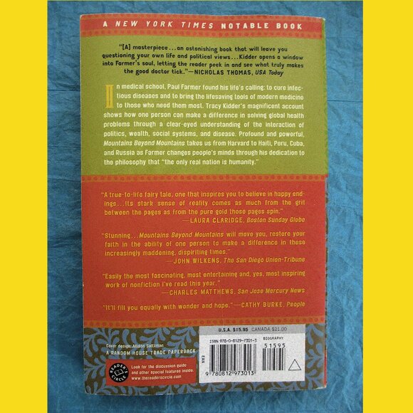 Book - Mountains Beyond Mountains: The Quest of Dr. Paul Farmer, by Tracy Kidder - Picture 13 of 13